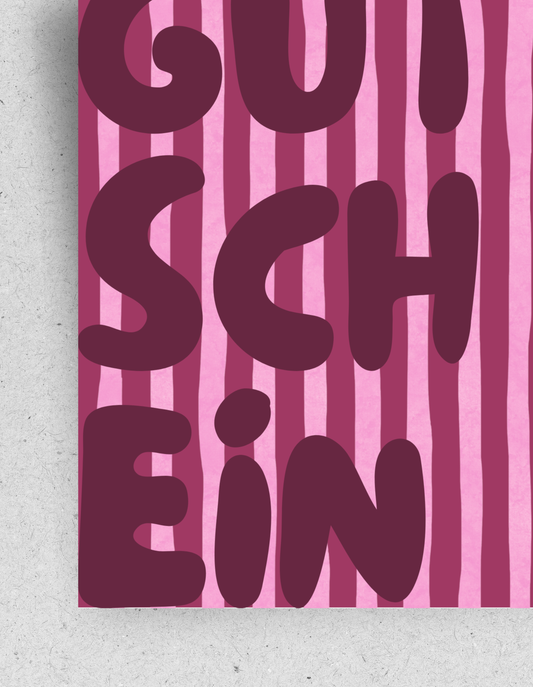 Postkarte "Gutschein"