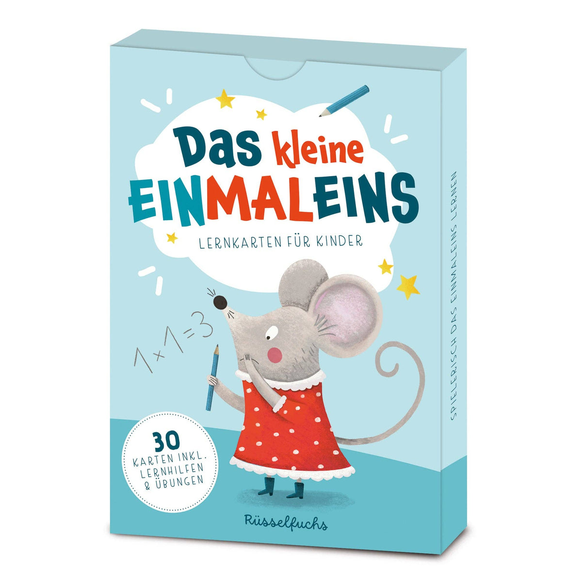 Einmaleinskarten mit Zahlenreihen 1-10 inkl. Lerntipps & Übungen