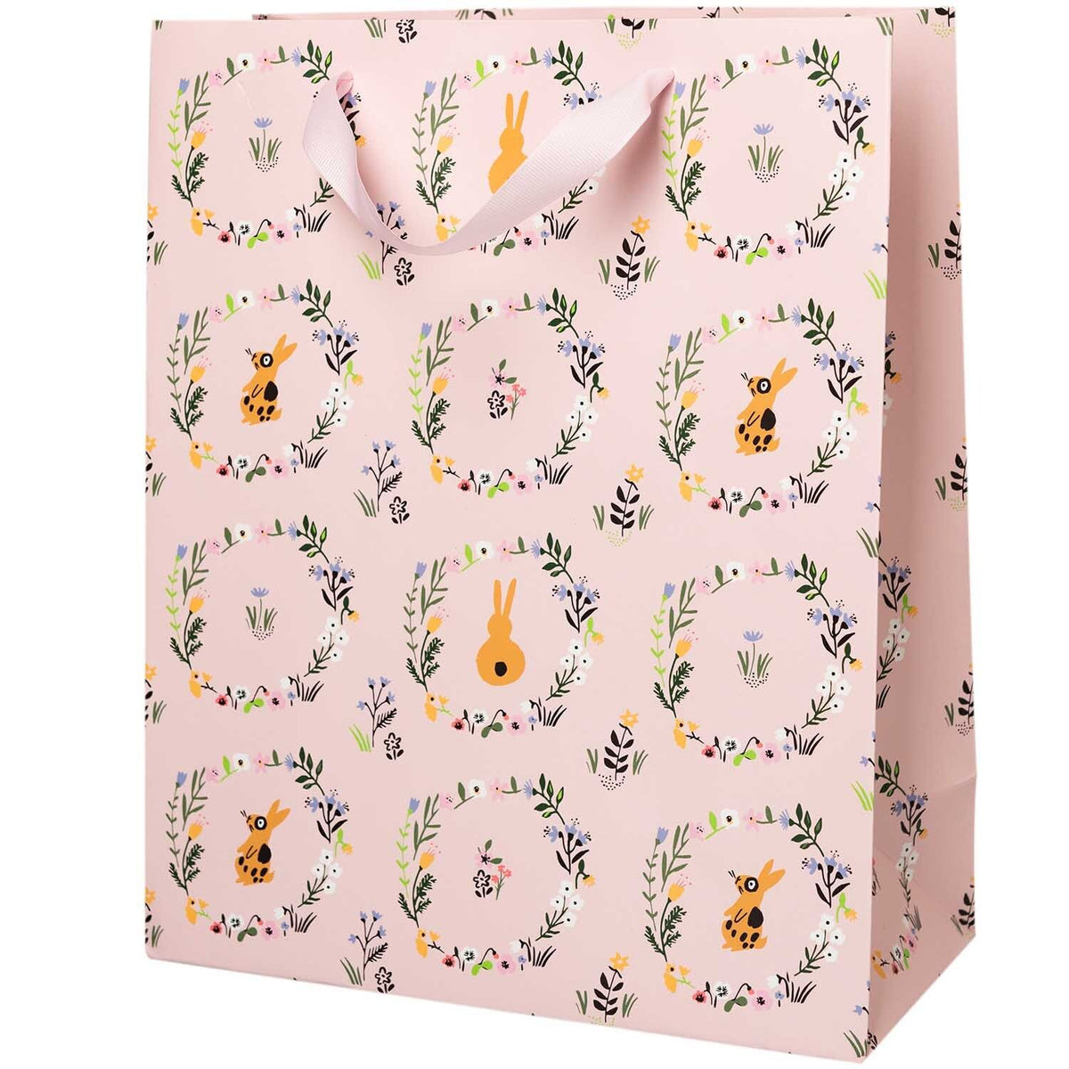 Rico Design Geschenktüte Blumen/Hasen