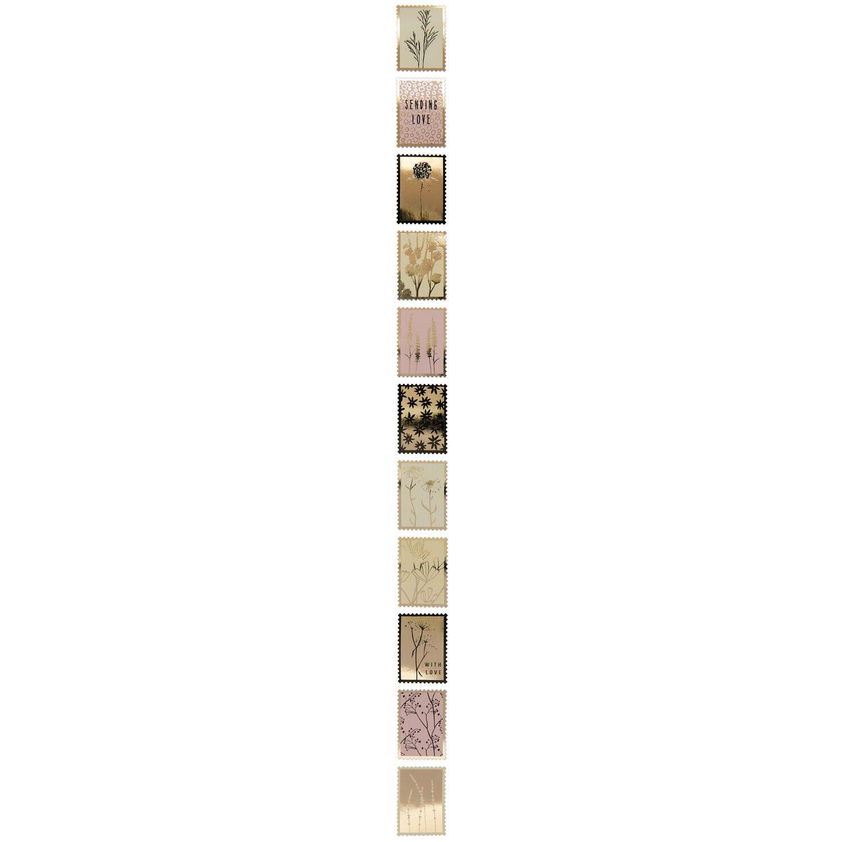 RicoDesign Paper Poetry MiniSticker Briefmarken 120Stk „In the Meadow“