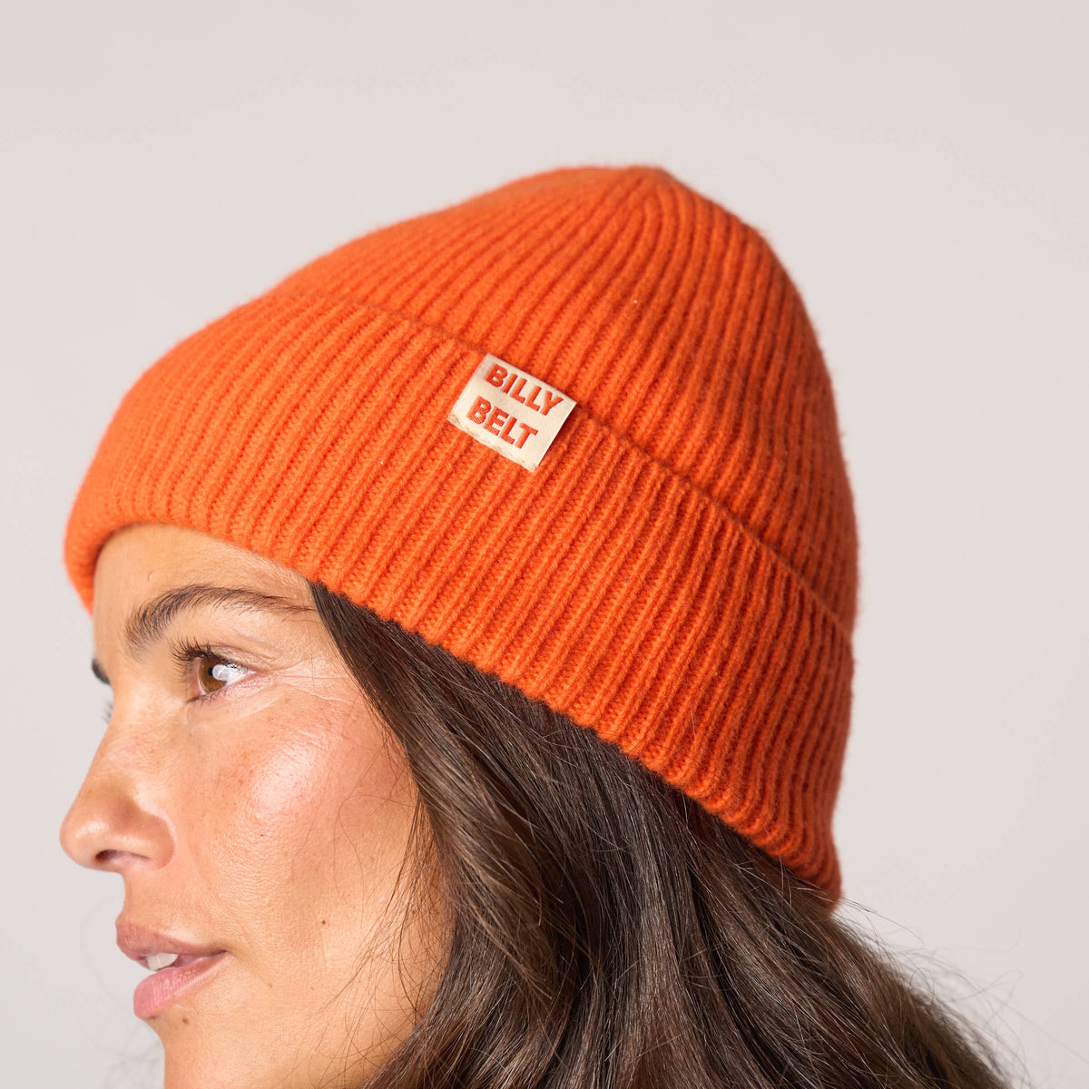 BillyBellt Beanie aus Lammwolle - Orange