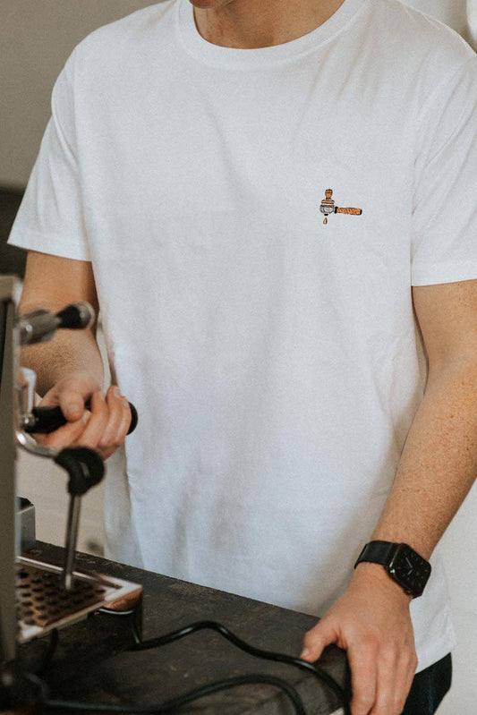 Fashion Drink Organic Bio Shirt „Siebträger & Tamper“