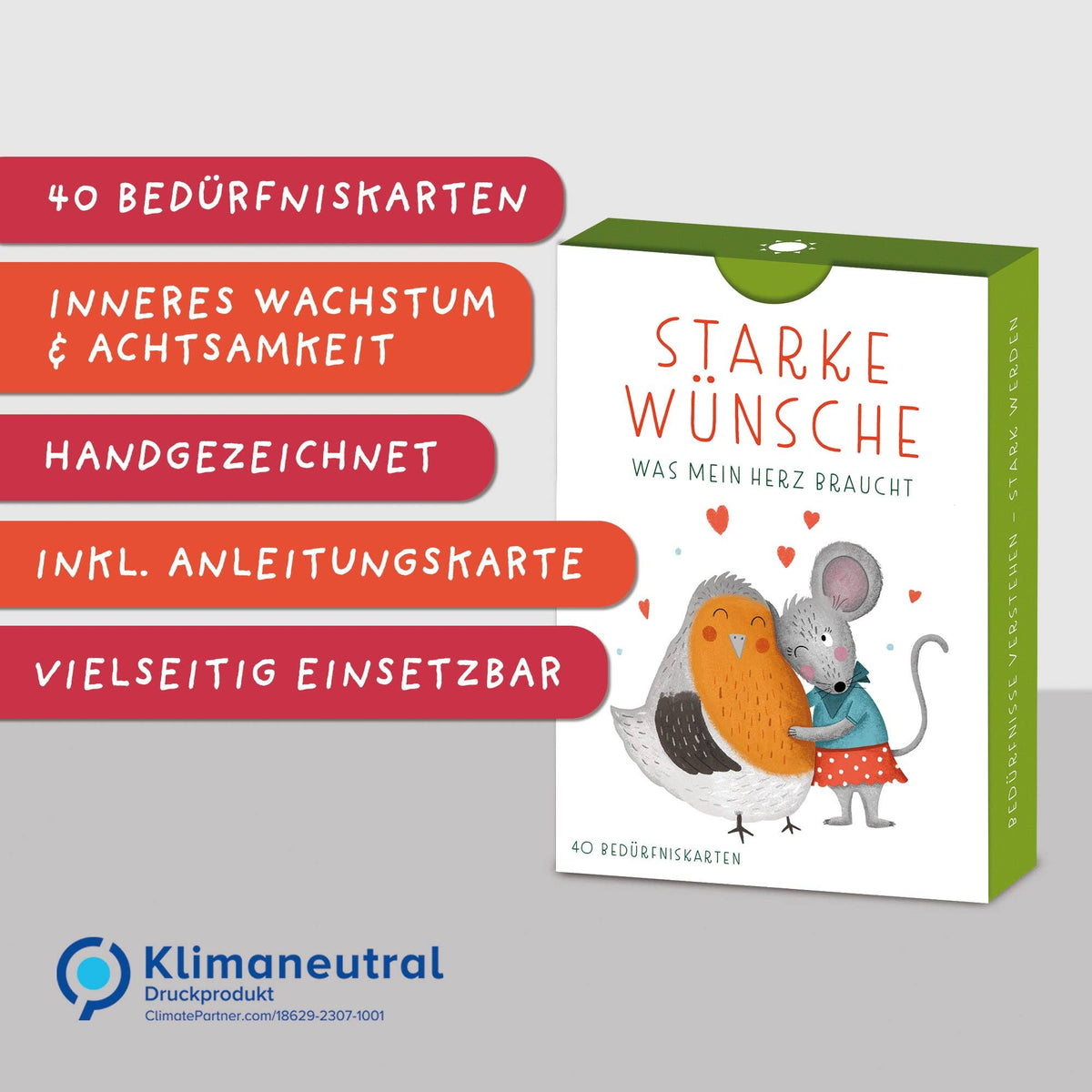 Rüsselfuchs „Starke Wünsche“ Bedürfniskarten für Kinder