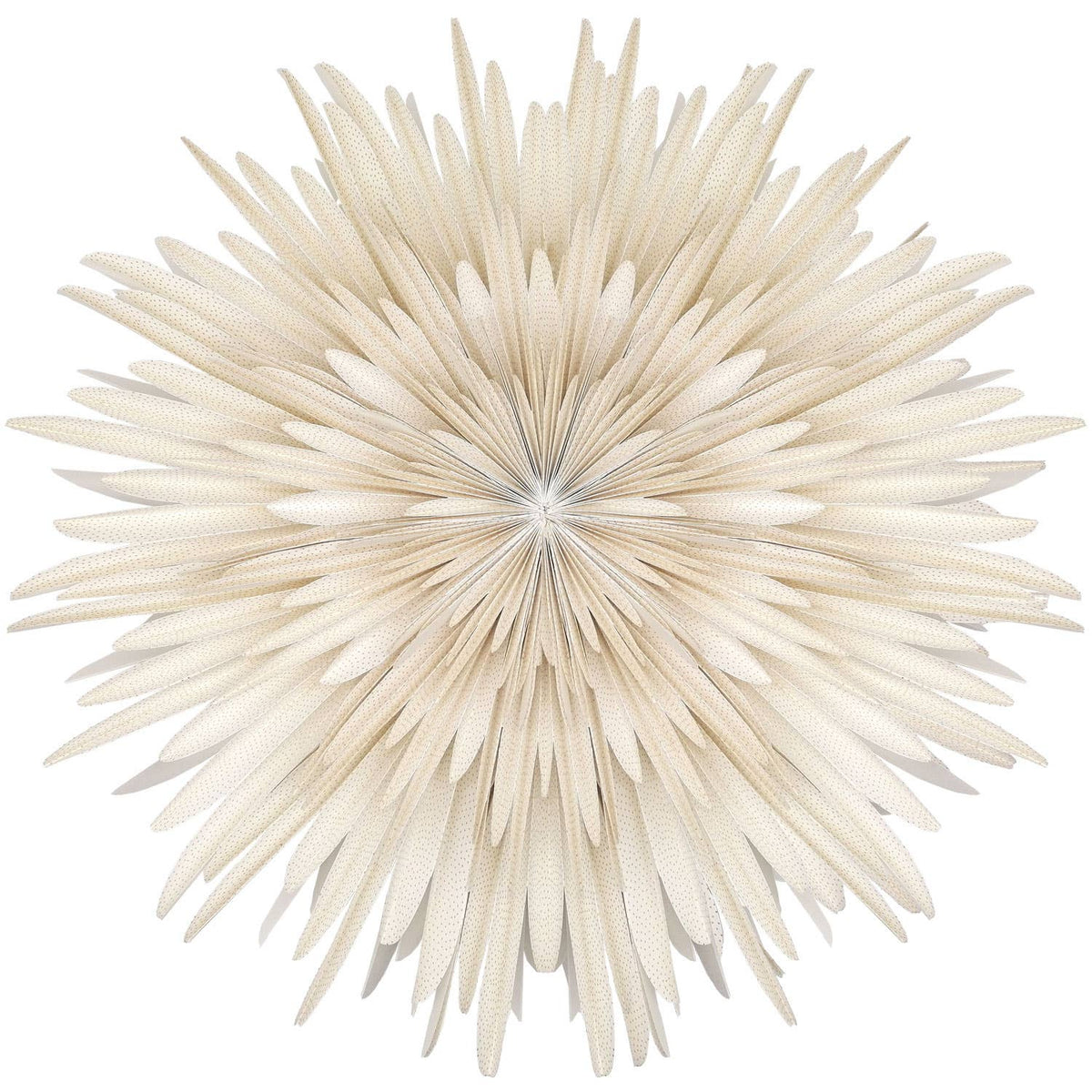 Mea Living Stella-Dalia, Papierstern weiß "golden dots" 40 cm