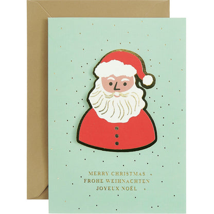 Rico Design KlappkartenSet 6Stk 3D-Karten Weihnachtsmann B6