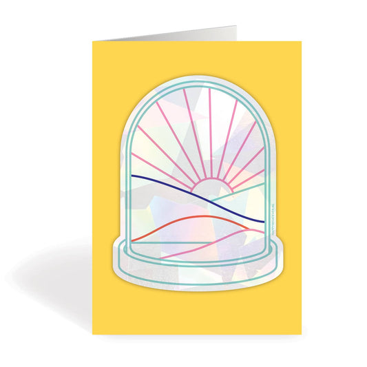 Happy Whatever - Rainbowmaker - Fenstersticker/Karte - Sunshine