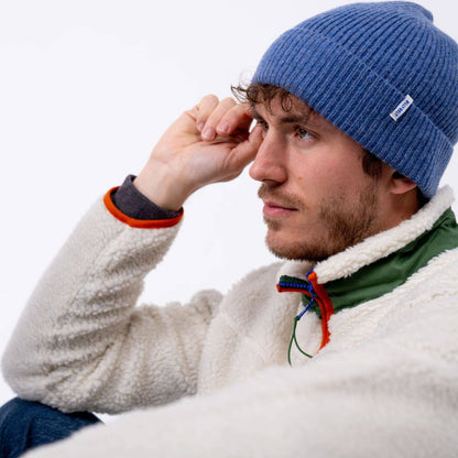 BillyBelt Beanie aus Lammwolle - Jeansblau