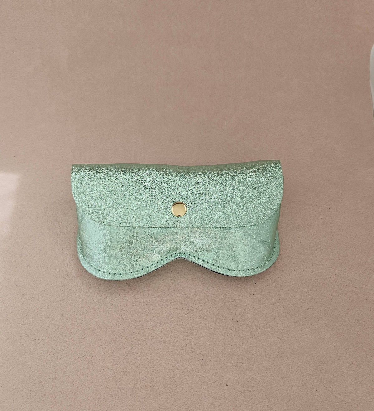 Royal Marais Leder-Brillenetui, große Größe: Champagne