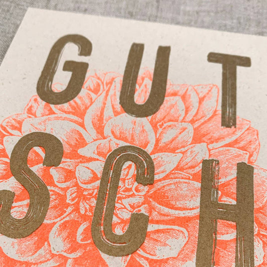 Postkarte / Typo / Gutschein