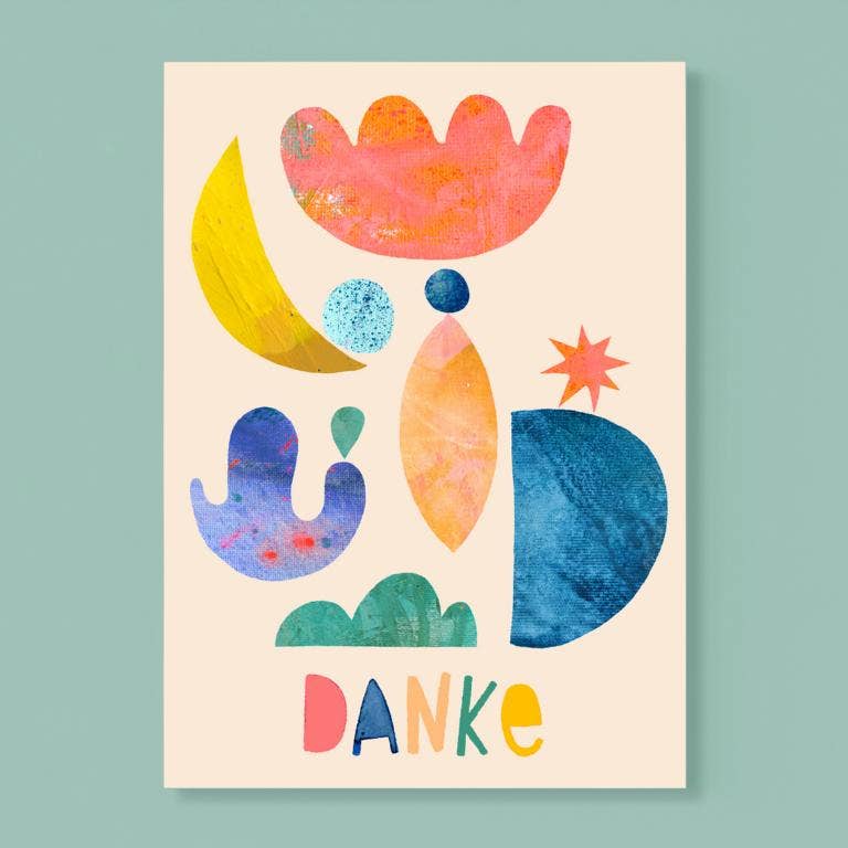 Frau Ottilie Postkarte *Danke*