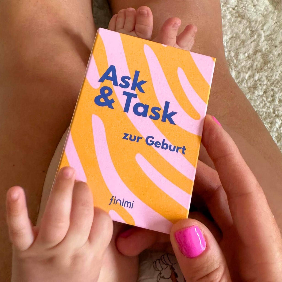 Finimi Ask & Task: Kartenset zur Geburt