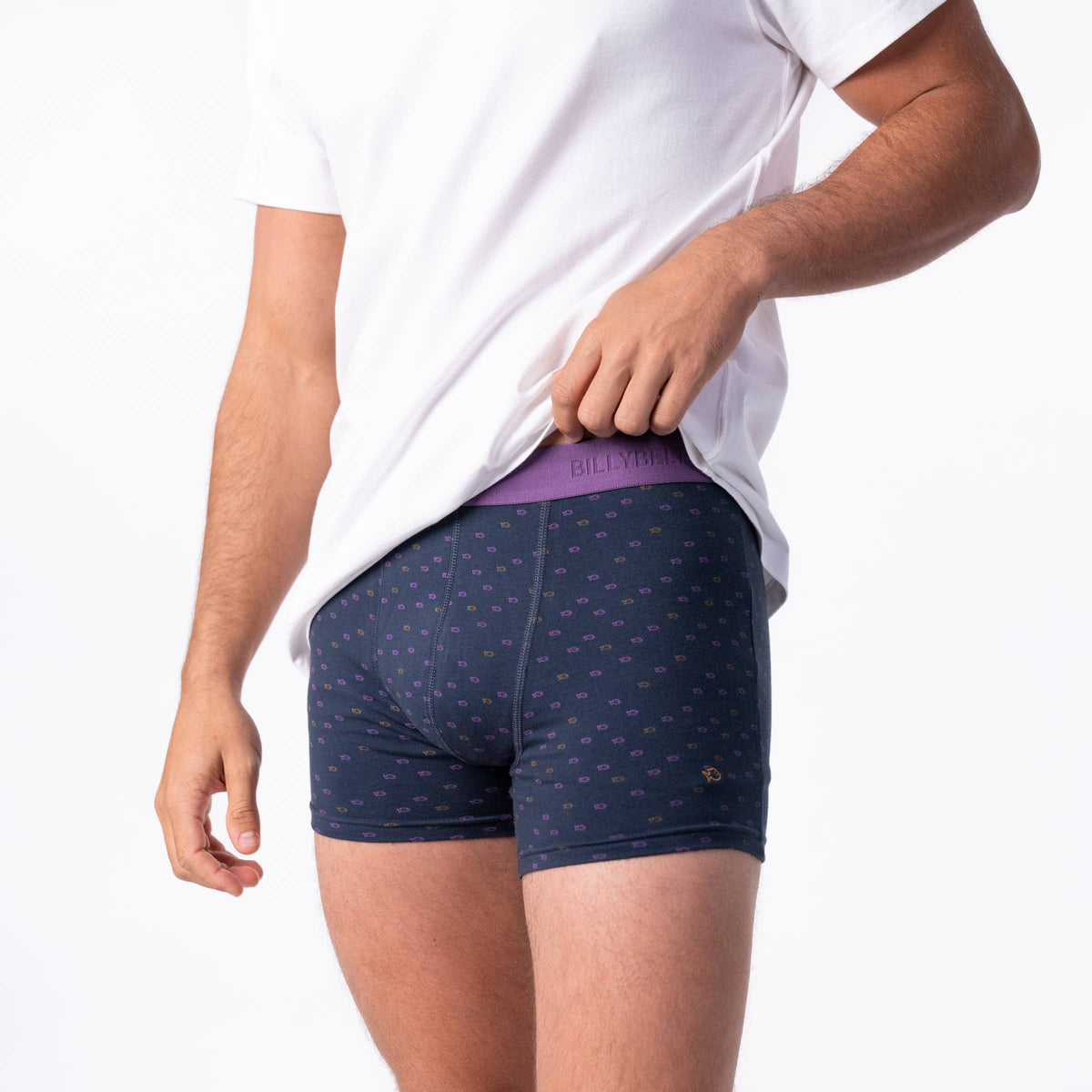 BillyBelt Boxershorts aus Bio-Baumwolle - Billy Lila
