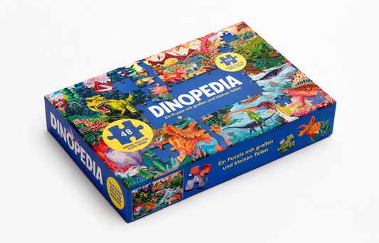 Laurence King Puzzle Dinopedia 48 große und 132 kleine Teile