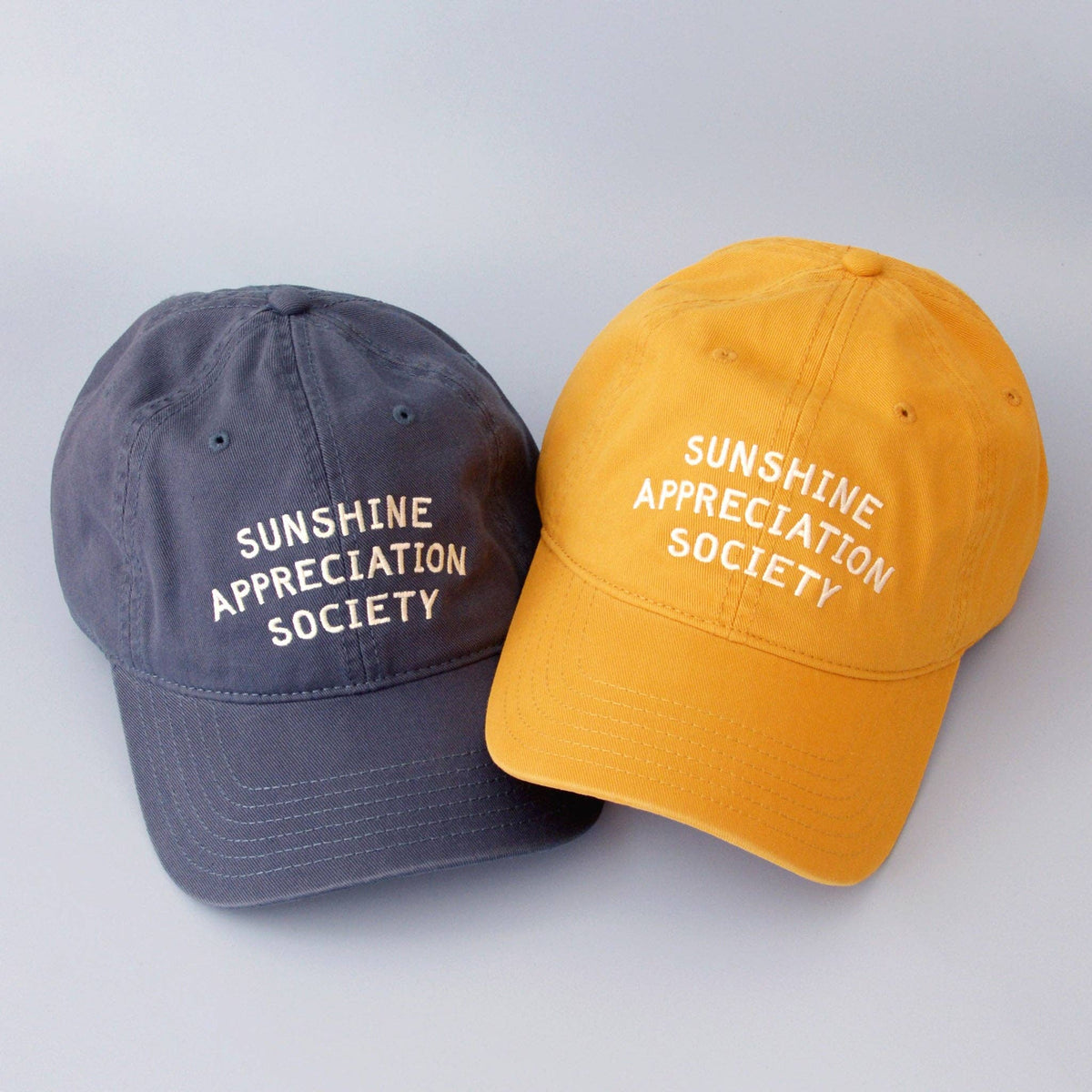 AlphabetBags - Sunshine Appreciation Society - Baumwoll-Baseballkappe - Gelb