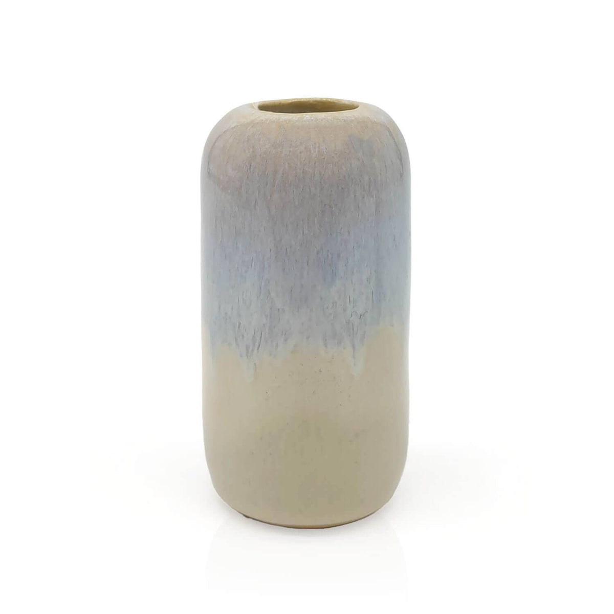 MeaLiving Kerzenhalter groß, 9,5 cm, aus Keramik, sand