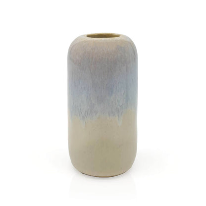 MeaLiving Kerzenhalter groß, 9,5 cm, aus Keramik, sand