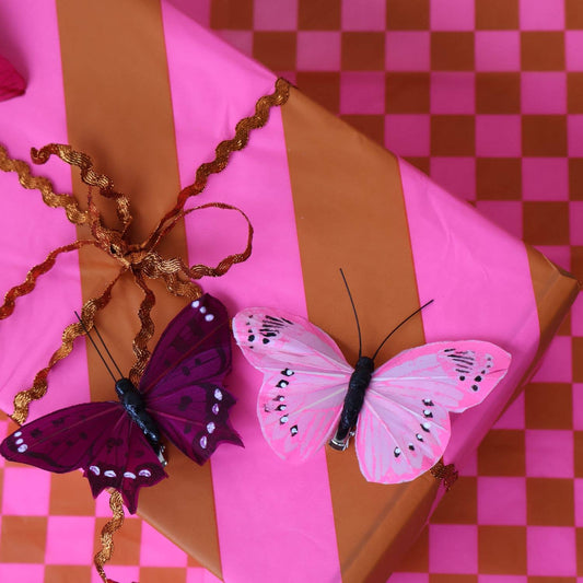Bunter Deko-Schmetterling
