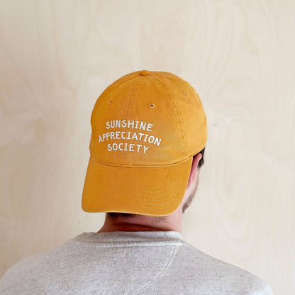 AlphabetBags - Sunshine Appreciation Society - Baumwoll-Baseballkappe - Gelb