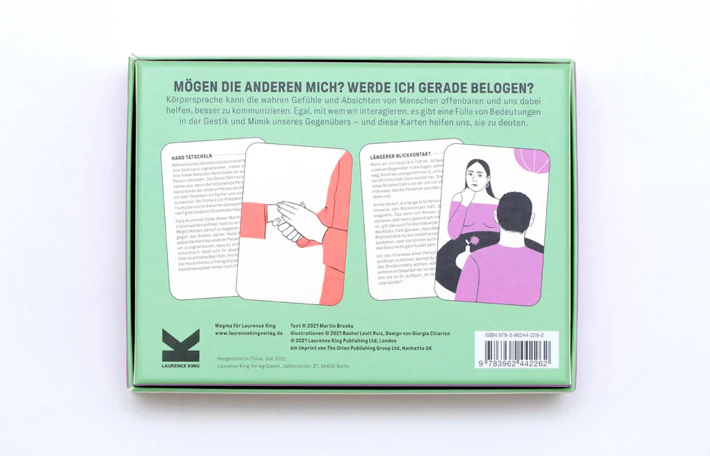 Laurence King Wissenskarten „Körpersprache“