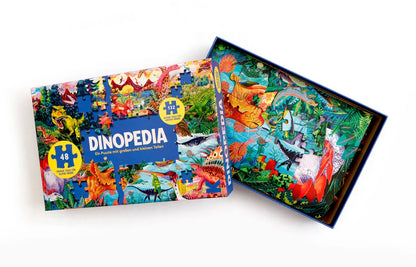 Laurence King Puzzle Dinopedia 48 große und 132 kleine Teile