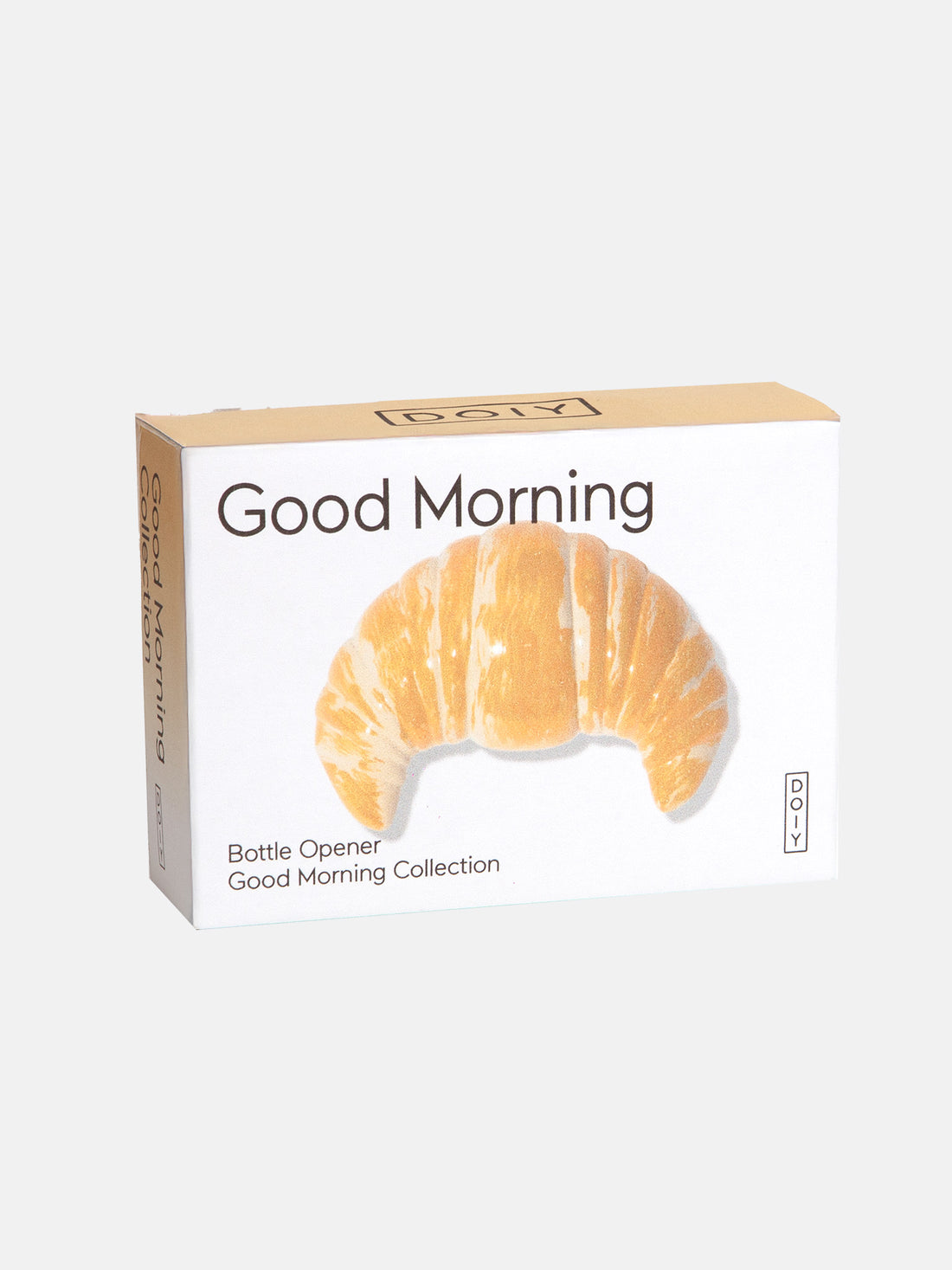 DOIY Flaschenöffner Croissant „Good Morning“ von in ansprechender Verpackung für den perfekten Start in den Tag.