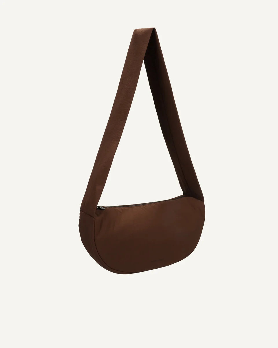 Monk & Anna Namika Cross Body Bag dark wood