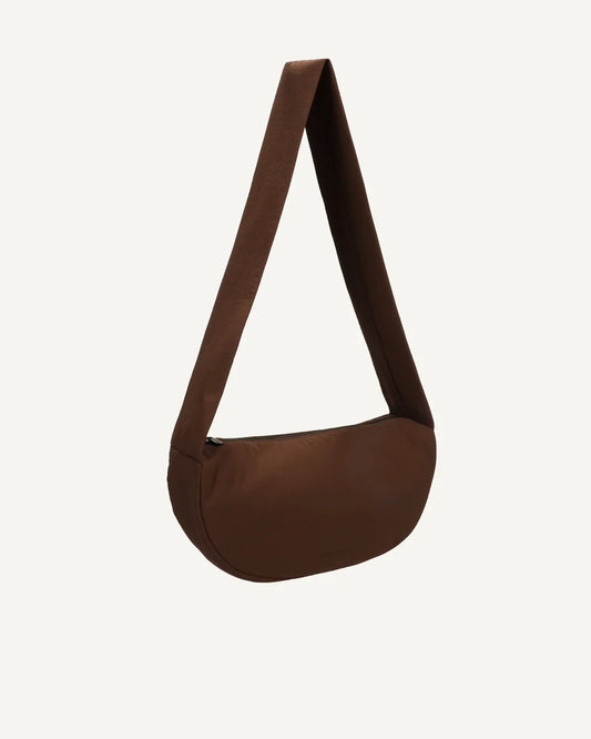 Monk & Anna Namika Cross Body Bag dark wood