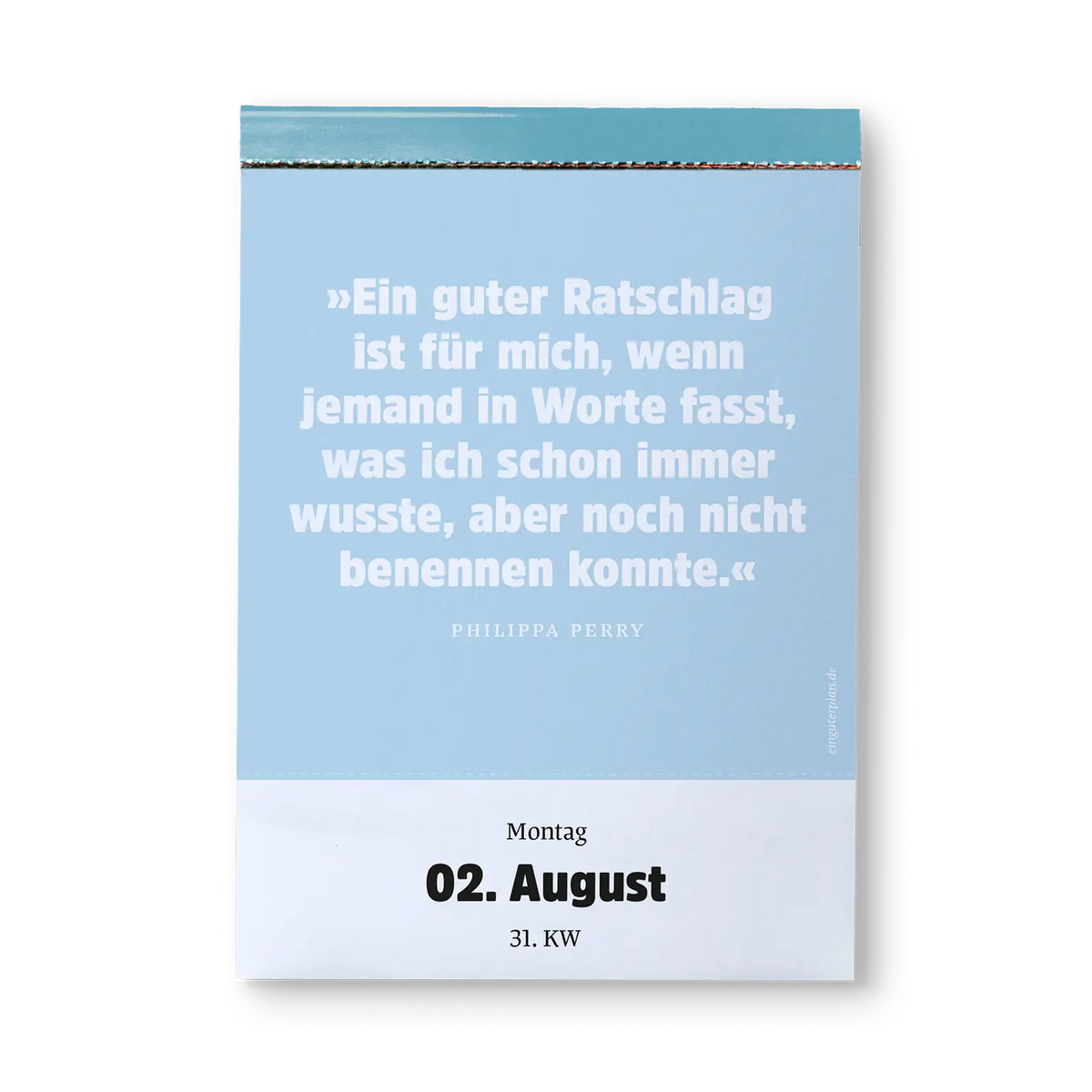 Ein Guter Plan Abreißkalender - Halbwegs Entspannt Durch 2027