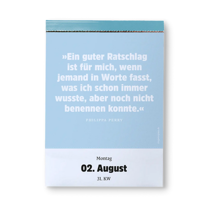 Ein Guter Plan Abreißkalender - Halbwegs Entspannt Durch 2027