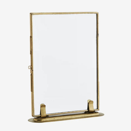 Madam Stoltz Bilderrahmen stehend Gold