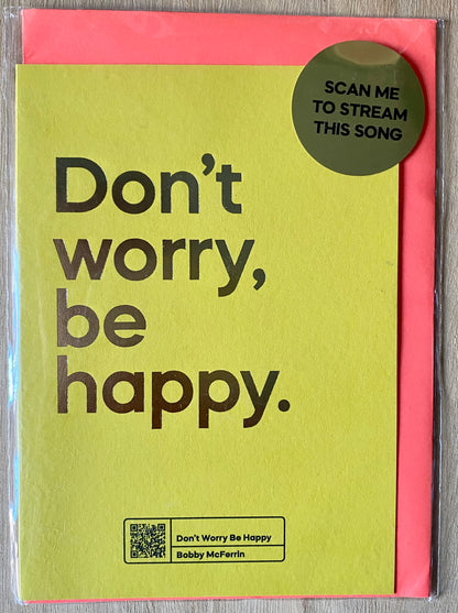 Klappkarte „Say It With Songs