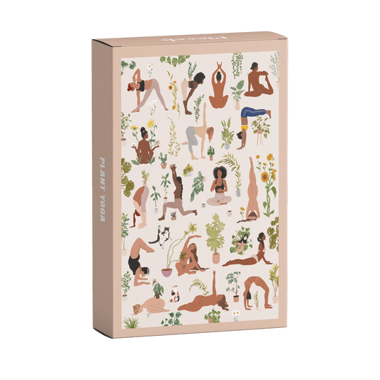 Mini-Puzzle Plant Yoga, 99 Teile