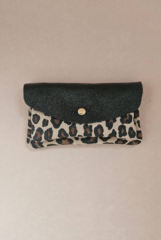 Roxal Marais Geldbeutel Schwarz/leo beige