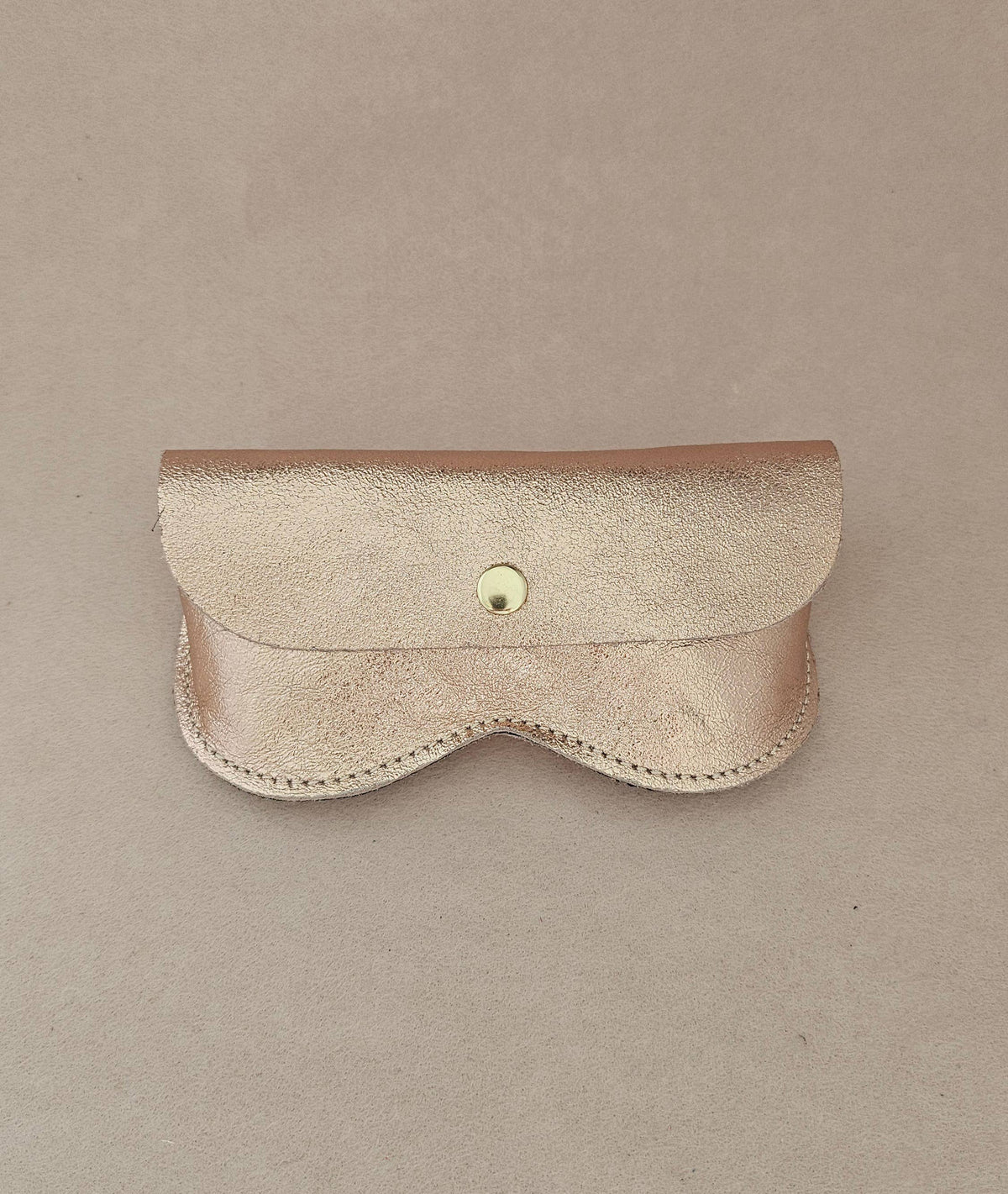 Royal Marais Leder-Brillenetui, große Größe: Champagne
