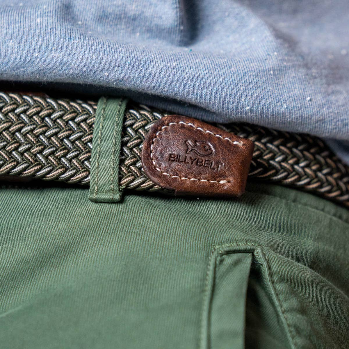 BillyBelt Elastischer Flechtgürtel Quebec