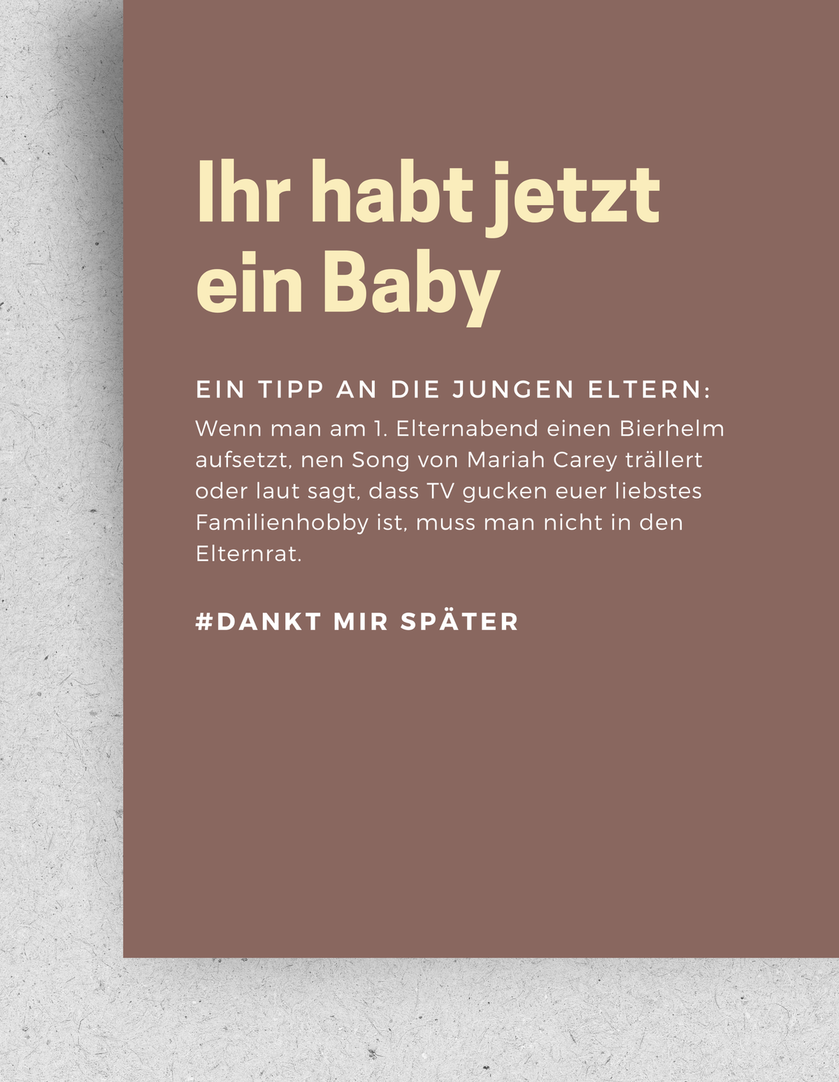 Lustige Geburtskarte