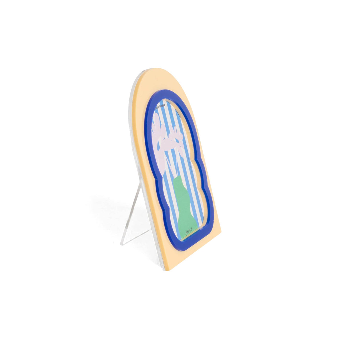 Helio Ferretti Bilderrahmen beige blau