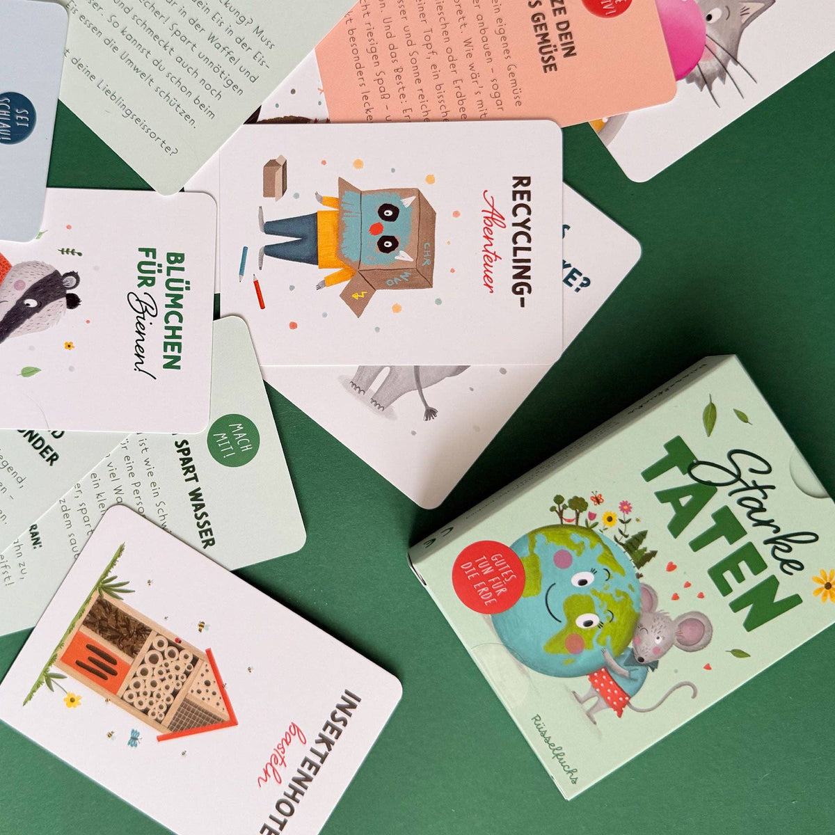 Umweltkarten für Kinder "Starke Taten"