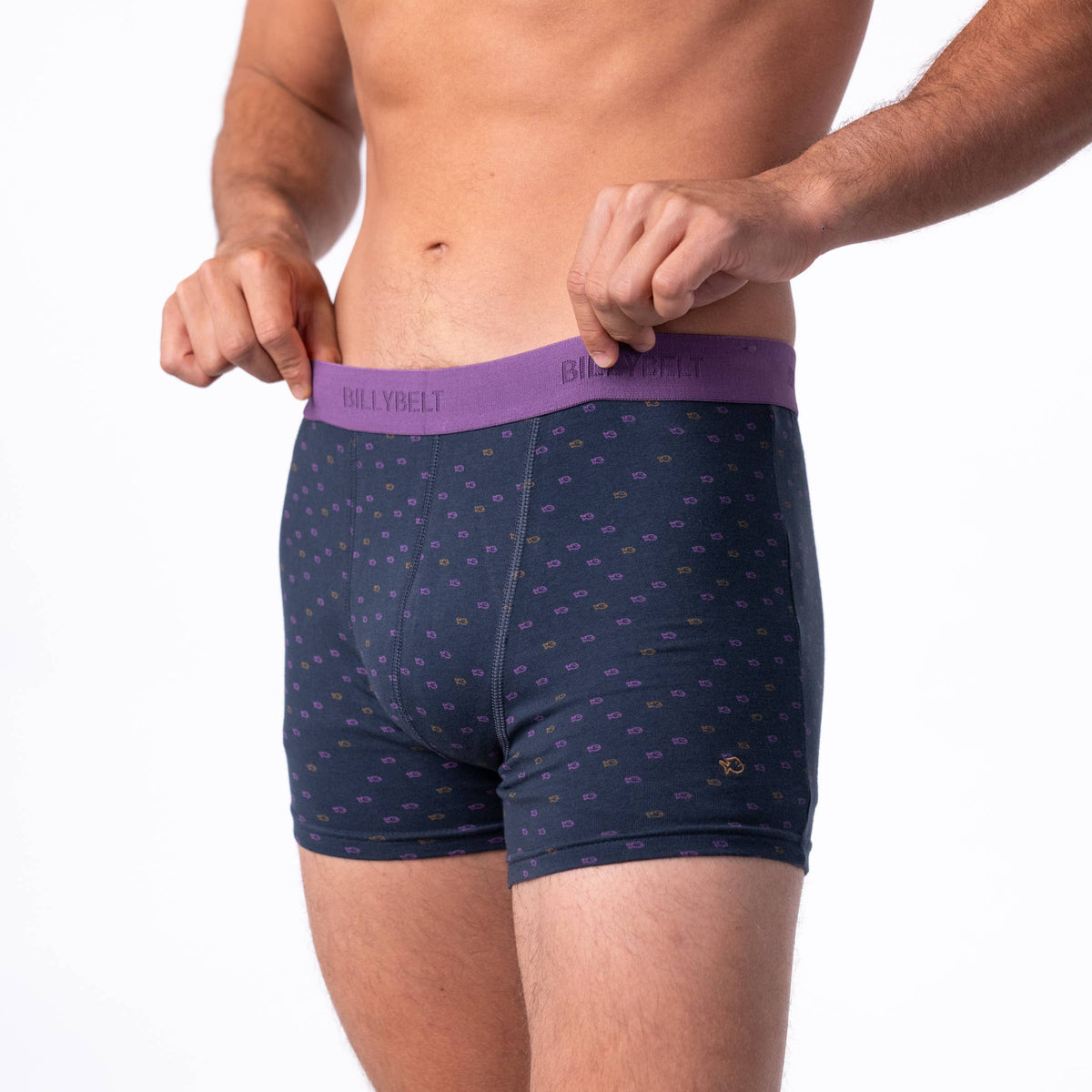 BillyBelt Boxershorts aus Bio-Baumwolle - Billy Lila