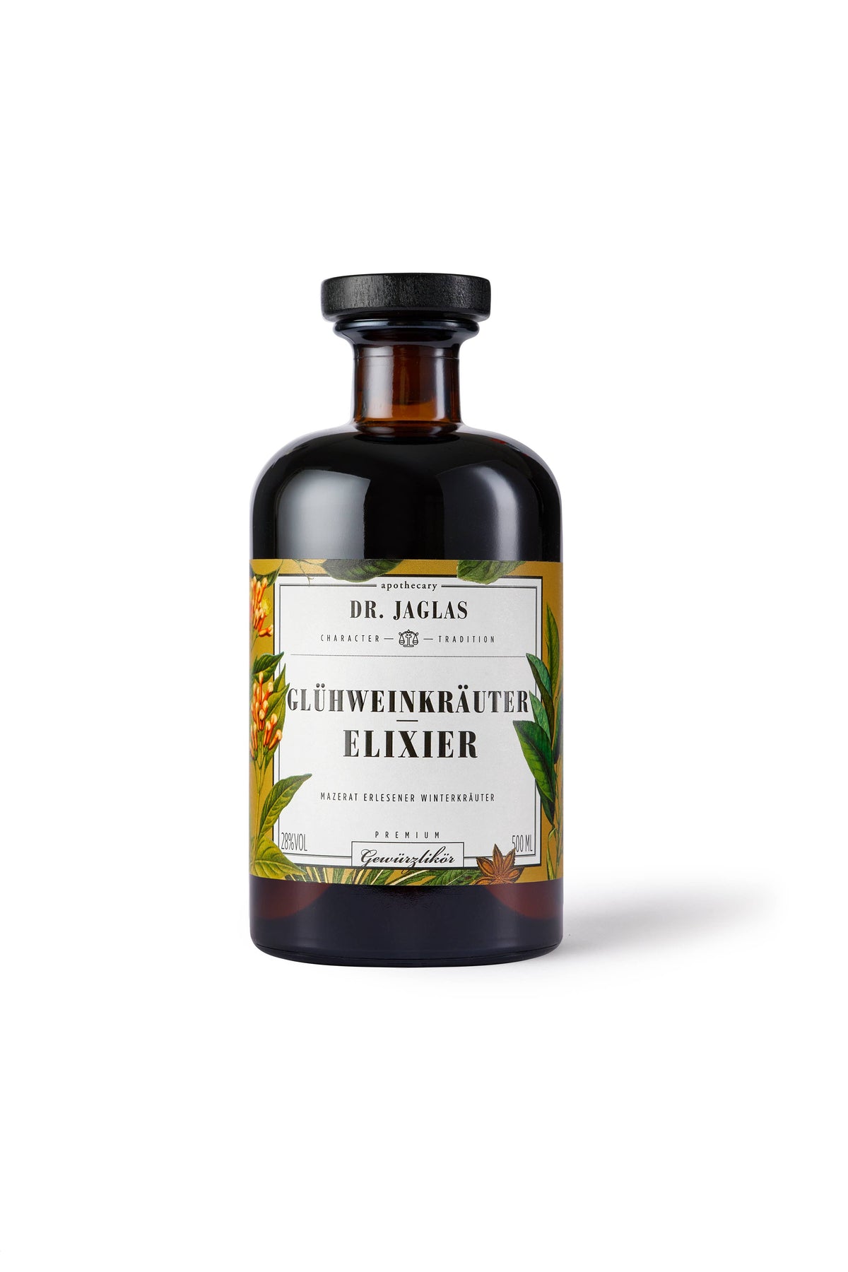 Glühweinkräuter-Elixier Likör, + Design Geschenkverpackung