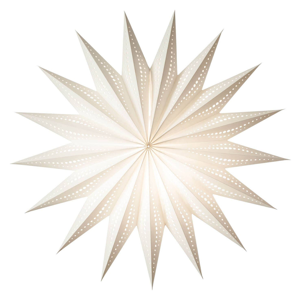 Mea Living Starlightz sunny white Papierstern