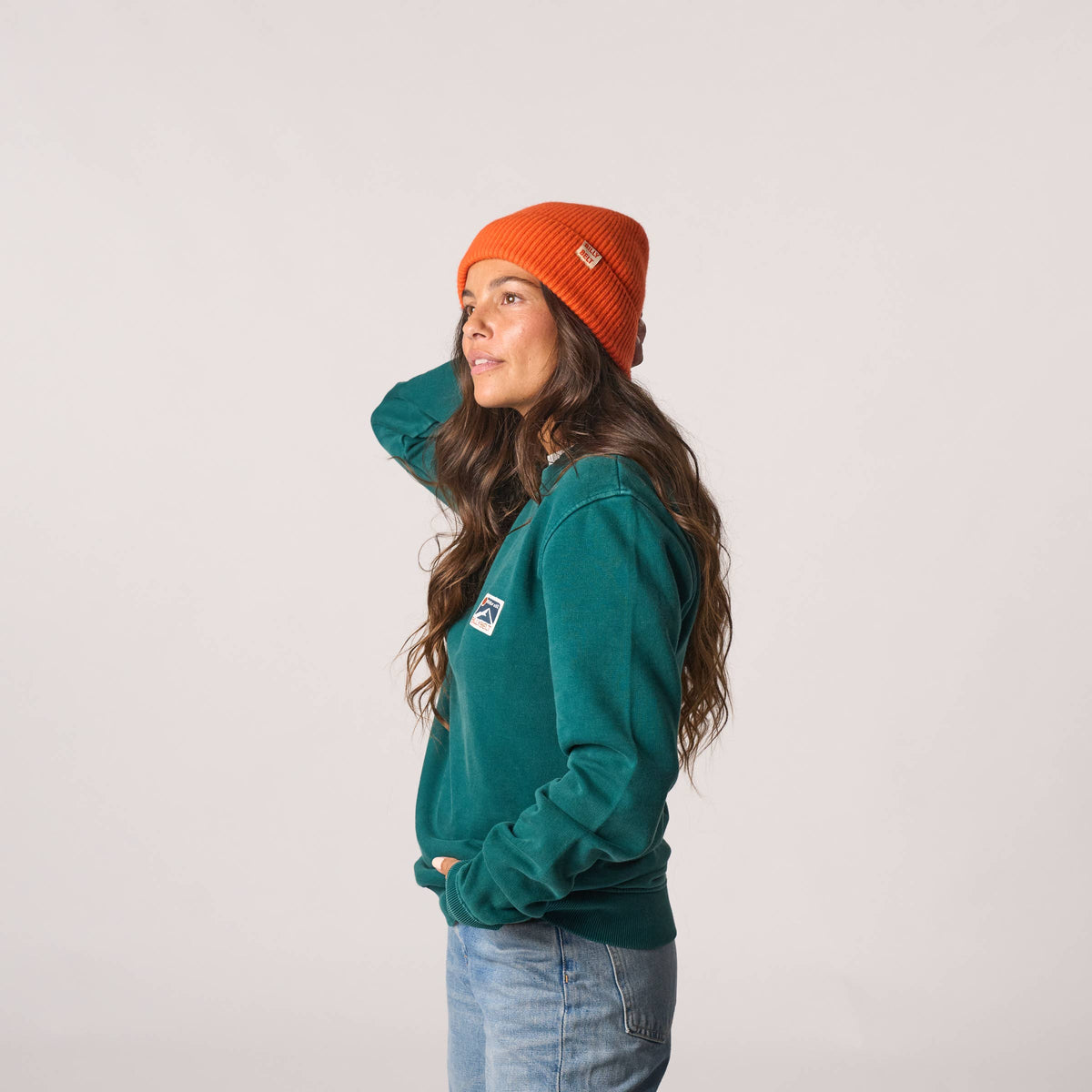 BillyBellt Beanie aus Lammwolle - Orange