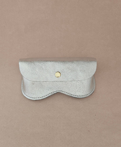 Royal Marais Leder-Brillenetui, große Größe: Champagne