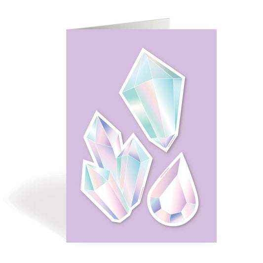 Happy Whatever - Crystal Rainbowmaker - Fensteraufkleber/Karte - 3er-Set