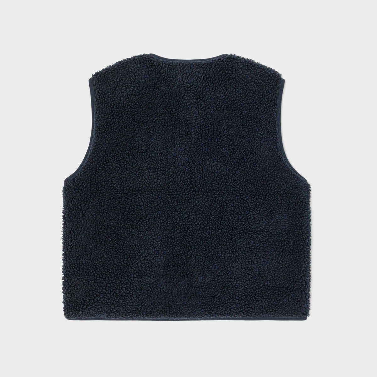 BillyBelt Ärmellose Damen-Sherpa-Weste mit Reißverschluss Marine