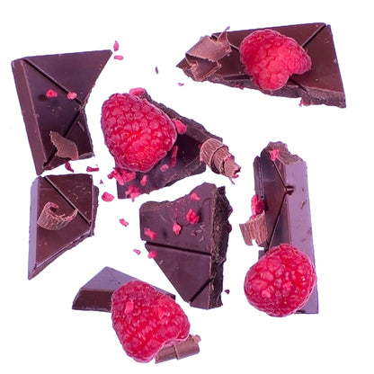 Goodio vegane Himbeerschokolade 49% Bio