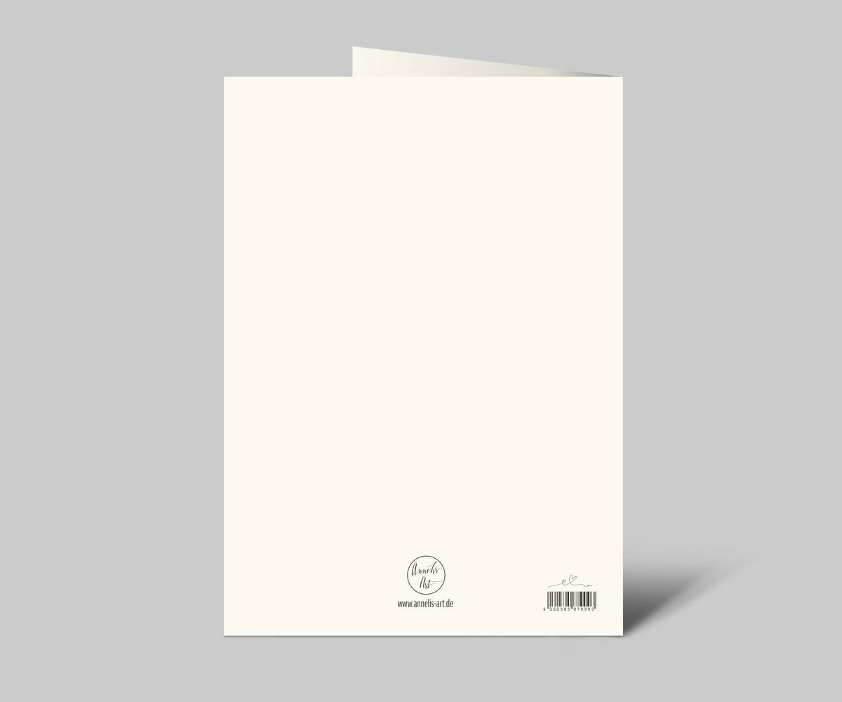 Annelis Art Hochzeitskarte | LGBTQI+ | Zwei Männer | Alles Liebe