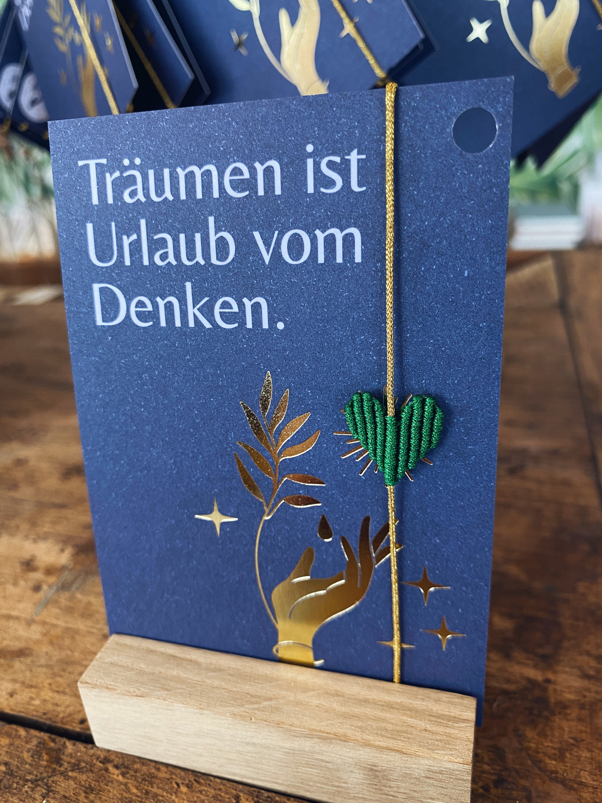 Armband Herz - Träumen ist Urlaub
