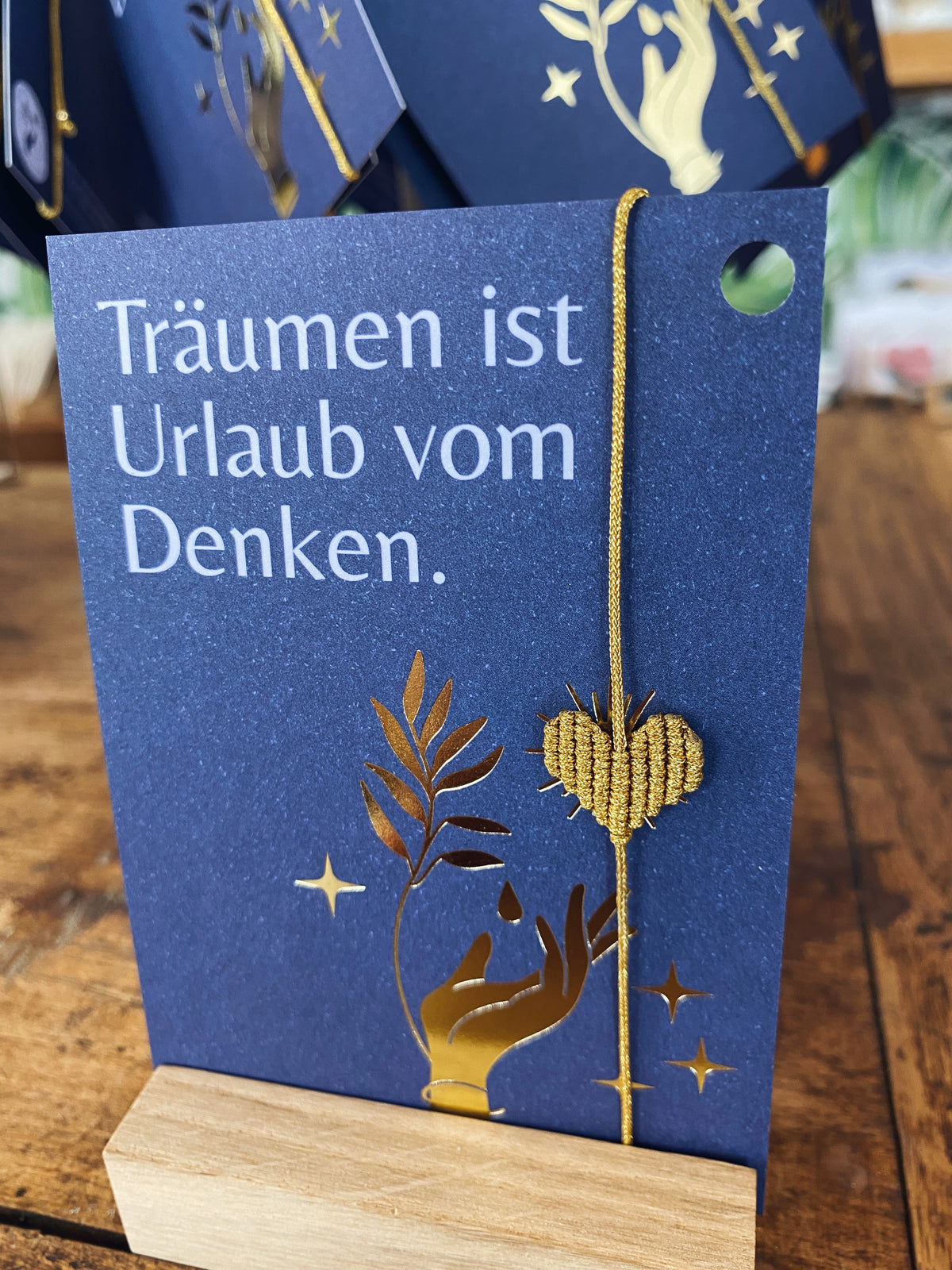 Armband Herz - Träumen ist Urlaub