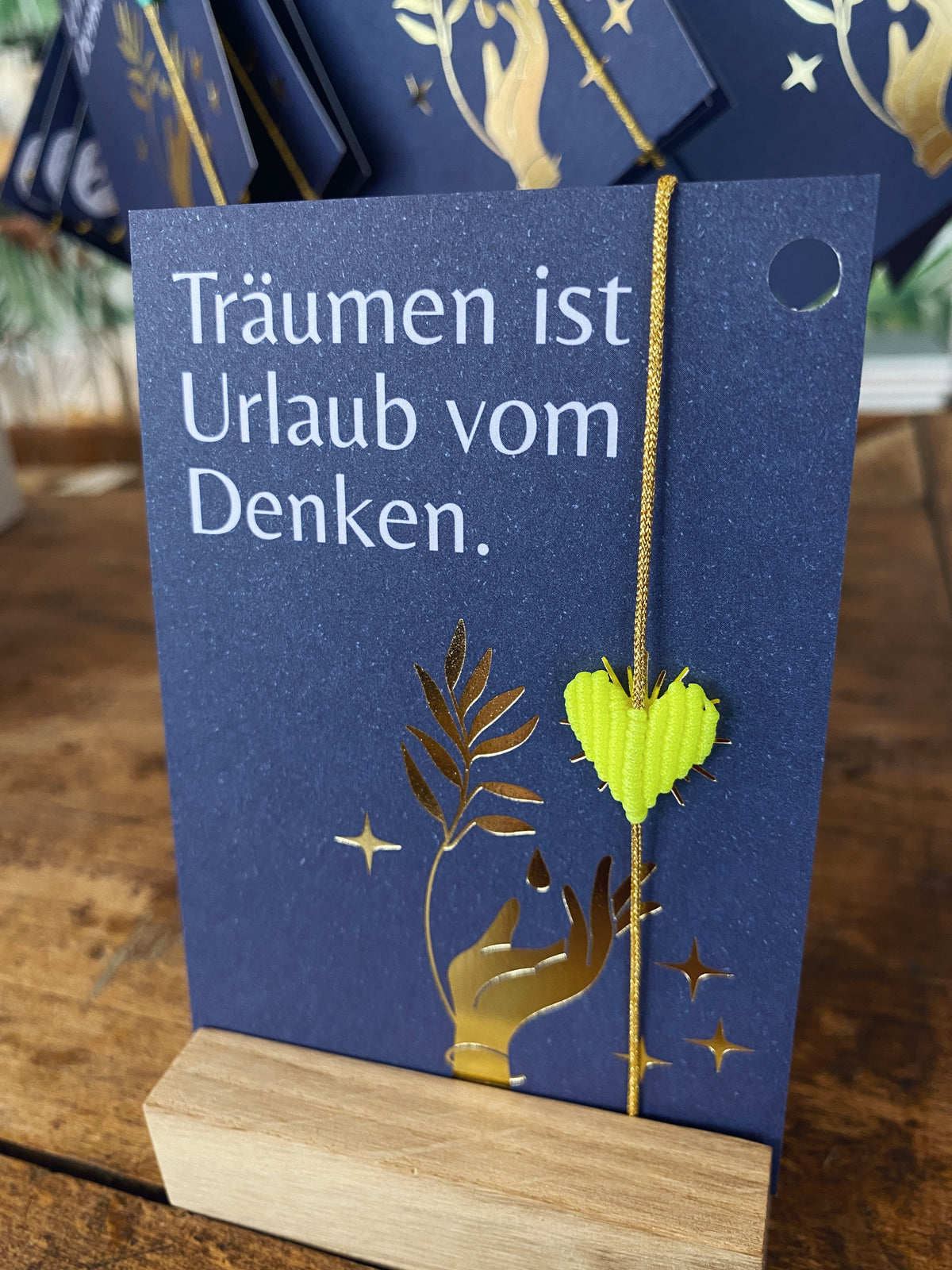 Armband Herz - Träumen ist Urlaub